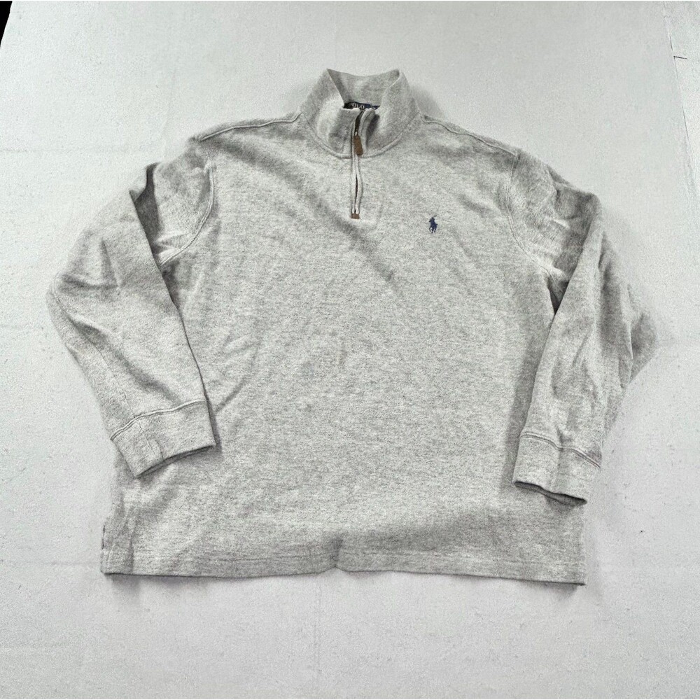 Polo Ralph Lauren Men’s 1/4 Zip Jacket XL Gray